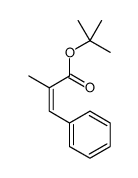 tert-butyl 2-methyl-3-phenylprop-2-enoate Structure