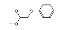 2-(phenylthio)acetaldehyde dimethyl acetal结构式