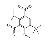 1,4-ditert-butyl-2-methoxy-3,5-dinitrobenzene结构式