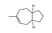 (+/-)-6-methyl-(3ar,8ac)-1,2,3,3a,4,5,8,8a-octahydro-azulene结构式