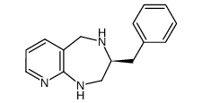 (S)-3-benzyl-2,3,4,5-tetrahydro-1H-pyrido[2,3-e][1,4]diazepine结构式