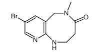 8-bromo-5-methyl-2,3,5,6-tetrahydropyrido[2,3-b][1,5]diazocin-4(1H)-one Structure