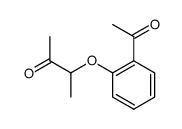 3-(2-Acetyl-phenoxy)-butanon结构式