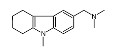 N,N-dimethyl-1-(9-methyl-5,6,7,8-tetrahydrocarbazol-3-yl)methanamine结构式