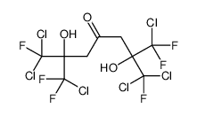 1,1,7,7-tetrachloro-2,6-bis[chloro(difluoro)methyl]-1,7-difluoro-2,6-dihydroxyheptan-4-one结构式