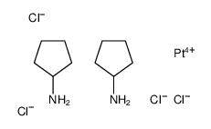 cyclopentanamine,platinum(4+),tetrachloride结构式