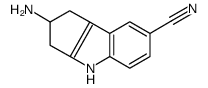 2-氨基-1,2,3,4-四氢环戊并[b]吲哚-7-甲腈结构式
