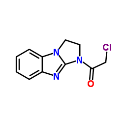 1-(Chloroacetyl)-2,3-dihydro-1H-imidazo-[1,2-a]benzimidazole structure