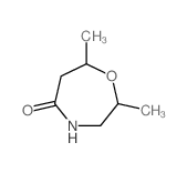 1,4-Oxazepin-5(2H)-one,tetrahydro-2,7-dimethyl- structure
