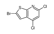 2-bromo-4,6-dichlorothieno[2,3-b]pyridine Structure