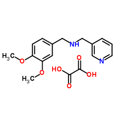1-(3,4-Dimethoxyphenyl)-N-(3-pyridinylmethyl)methanamine ethanedioate (1:1) Structure