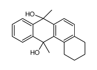 7,12-dimethyl-1,2,3,4-tetrahydrobenzo[a]anthracene-7,12-diol结构式