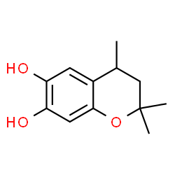 2H-1-Benzopyran-6,7-diol,3,4-dihydro-2,2,4-trimethyl-(9CI) Structure