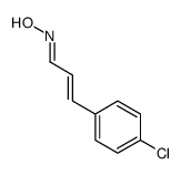 N-[3-(4-chlorophenyl)prop-2-enylidene]hydroxylamine Structure