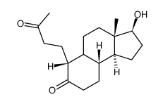 17β-Hydroxy-4,5-seco-oestran-3,5-dion结构式