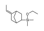 ethoxy-(2-ethylidene-5-bicyclo[2.2.1]heptanyl)-dimethylsilane结构式