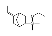 ethoxy-(2-ethylidene-5-bicyclo[2.2.1]heptanyl)-dimethylsilane Structure