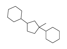 (3-cyclohexyl-1-methylcyclopentyl)cyclohexane结构式