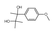 2-(4-methoxy-phenyl)-3-methyl-butane-2,3-diol Structure