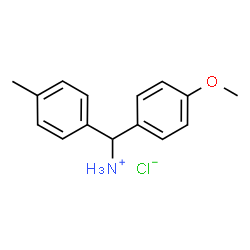 C-(4-METHOXY-PHENYL)-C-P-TOLYL-METHYL-AMMONIUM CHLORIDE结构式