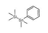 (dimethyl(phenyl)stannyl)trimethylsilane结构式