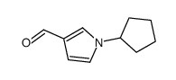 1-cyclopentyl-1H-pyrrole-3-carbaldehyde(SALTDATA: FREE) Structure