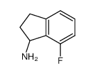 rac-7-fluoro-indan-1-ylamine Structure
