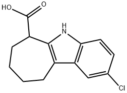2-Chloro-5,6,7,8,9,10-hexahydro-cyclohepta[b]indole-6-carboxylic acid Structure