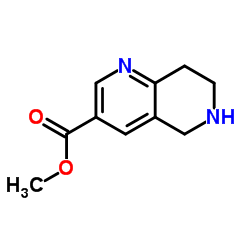 Methyl 5,6,7,8-tetrahydro-1,6-naphthyridine-3-carboxylate Structure