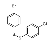 1-bromo-4-[(4-chlorophenyl)disulfanyl]benzene Structure