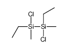 chloro-(chloro-ethyl-methylsilyl)-ethyl-methylsilane结构式