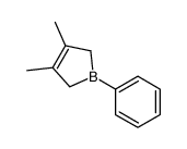 3,4-dimethyl-1-phenyl-2,5-dihydroborole Structure