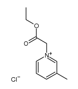 1-ethoxycarbonylmethyl-3-methyl-pyridinium, chloride结构式