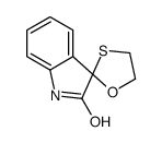 spiro[1,3-oxathiolane-2,3'-1H-indole]-2'-one Structure