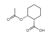 cis-2-(acetyloxy)-1-cyclohexanecarboxylic acid Structure