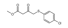 Methyl 4-(4-Chlorophenylthio)-3-oxobutanoate Structure