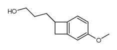 3-(1,2-dihydro-4-methoxybenzocyclobuten-1-yl)propan-1-ol Structure