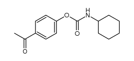 4-acetyl-N-cyclohexyl phenylcarbamate Structure