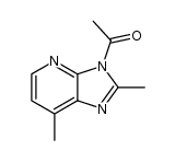 Acetyl-2,7-dimethylimidazo[4,5-b]pyridine Structure