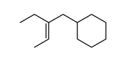 (E)-(2-ethylbut-2-en-1-yl)cyclohexane结构式