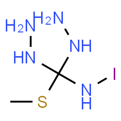 Dihydrazinyl-N-iodo(methylthio)methanamine Structure
