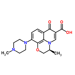 Defluoro Levofloxacin structure