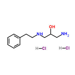 1-Amino-3-[(2-phenylethyl)amino]-2-propanol dihydrochloride Structure