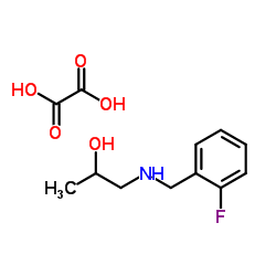 1-[(2-Fluorobenzyl)amino]-2-propanol ethanedioate (1:1) Structure