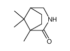 (1R,5R)-1,8,8-trimethyl-3-azabicyclo<3.2.1>octan-2-one结构式