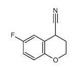 6-fluoro-3,4-dihydro-2H-chromene-4-carbonitrile结构式