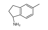 (1R)-5-甲基-2,3-二氢-1H-茚-1-胺结构式