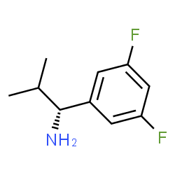 (1R)-1-(3,5-DIFLUOROPHENYL)-2-METHYLPROPYLAMINE Structure