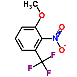1-Methoxy-2-nitro-3-(trifluoromethyl)benzene结构式