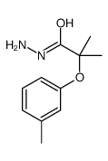 2-methyl-2-(3-methylphenoxy)propanehydrazide Structure